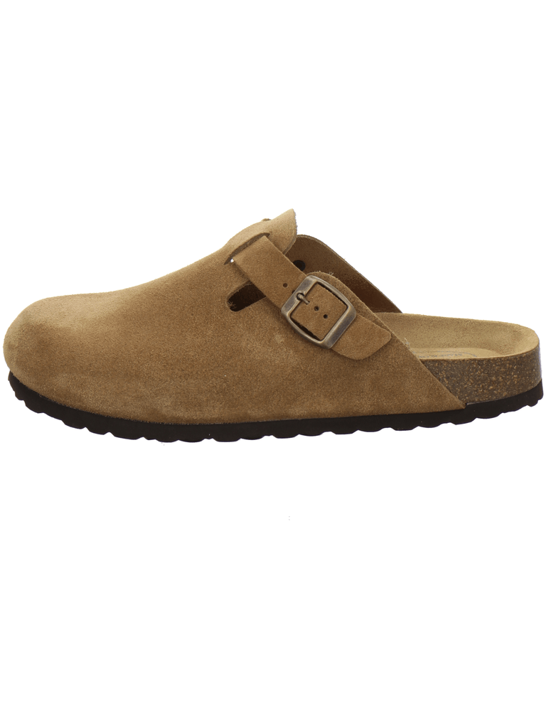 Clogs Herren Leder cognac