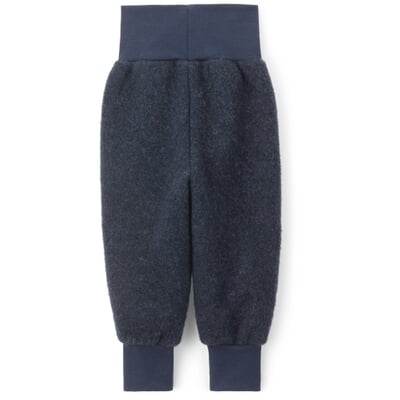 Kinder-Schlupfhose Wollfleece, Dunkelblau