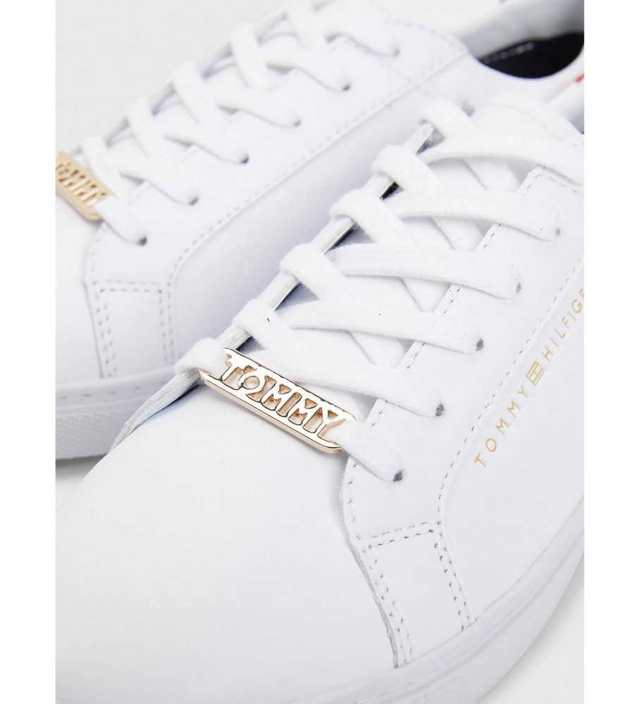 Tênis Tommy Hilfiger Essential de couro branco