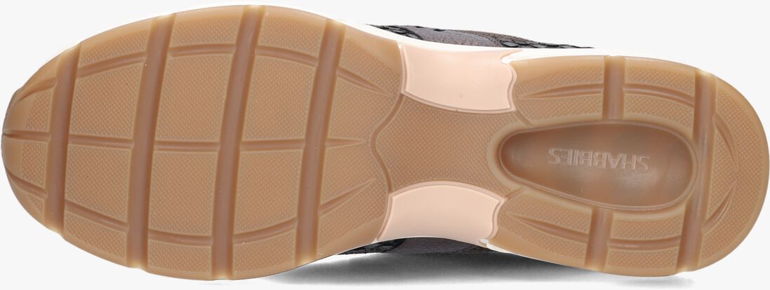 bruine shabbies lage sneakers celia race