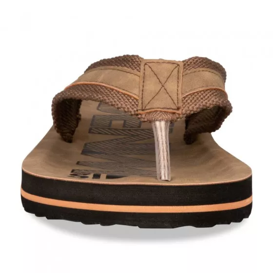 Tongs MARRON DENIM SIDE