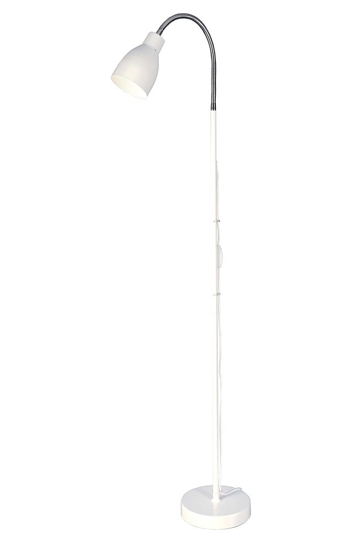 Sarek gulvlampe Hvit E27 Max 7W LED