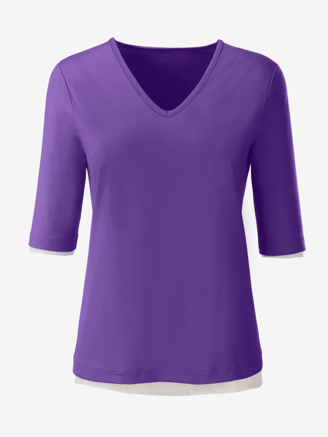 T-shirt en v toucher doux et agréable