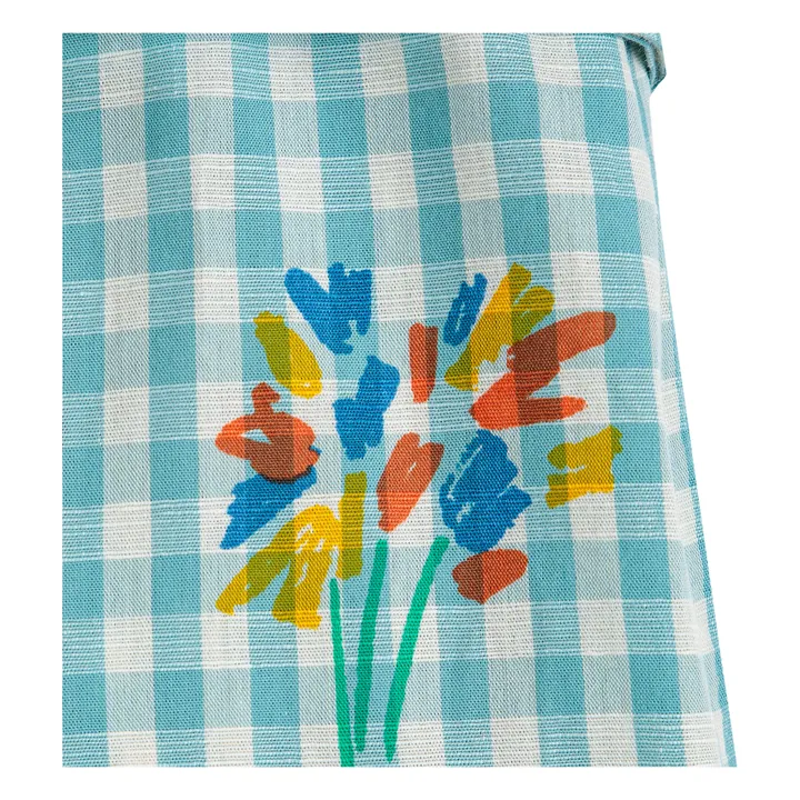 Bobo Choses Combinaison Ceinturée Vichy - Collection Femme  | Bleu turquoise