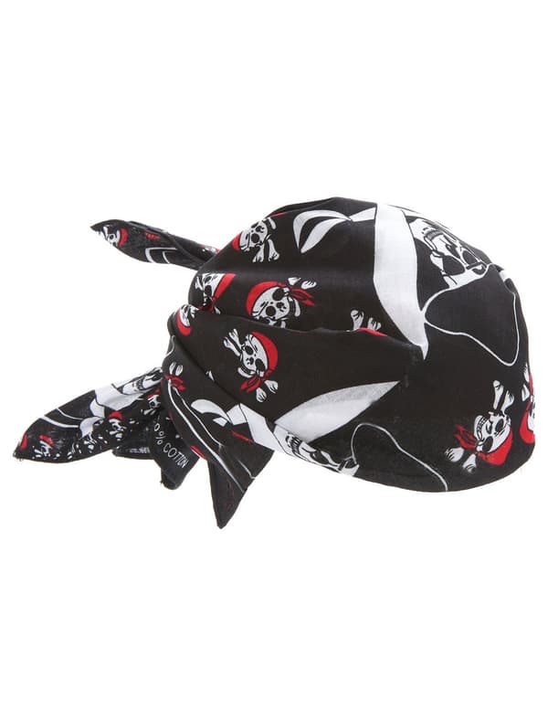 Piratskjelettbandana.Size-One size