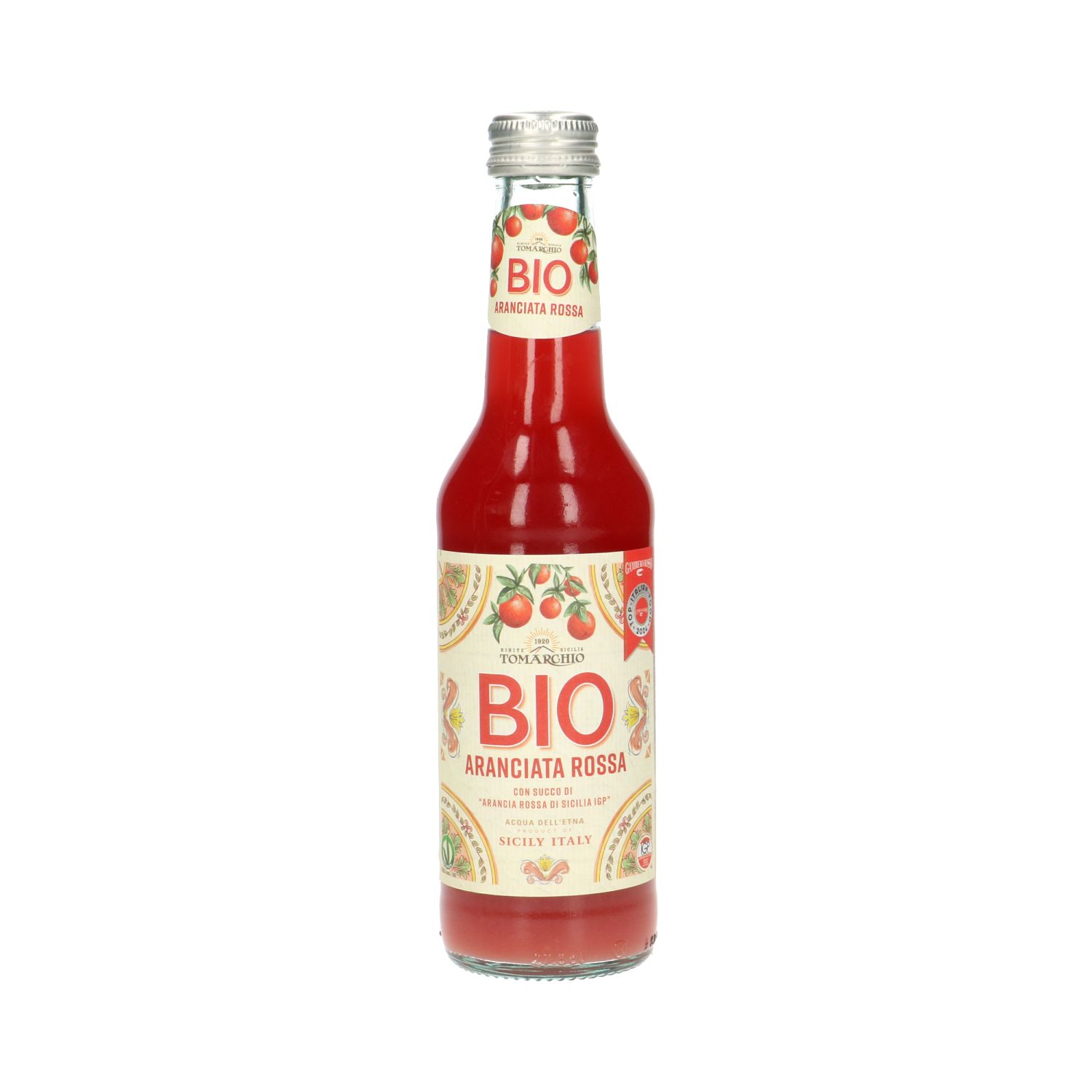 Frisdrank, biologisch, bloedsinaasappel, 275 ml