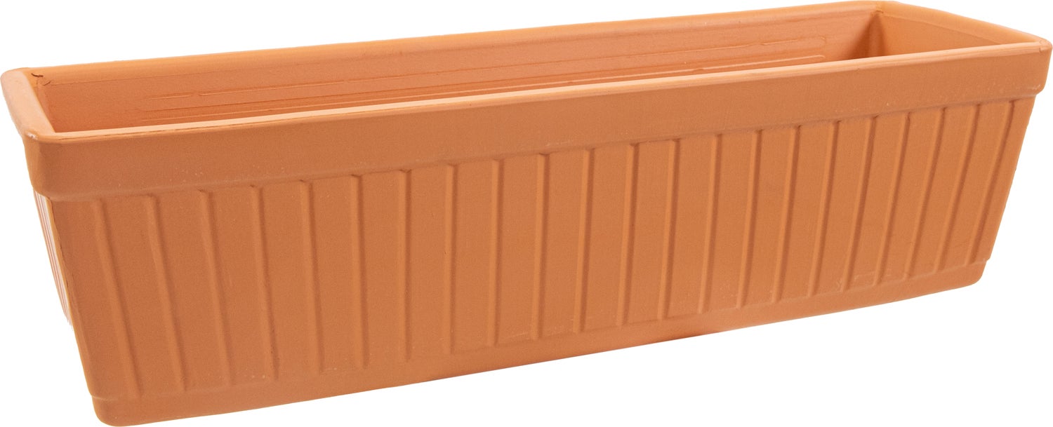 Mega Collections balkonbak Floreira terracotta 50 x 18 x 17 cm