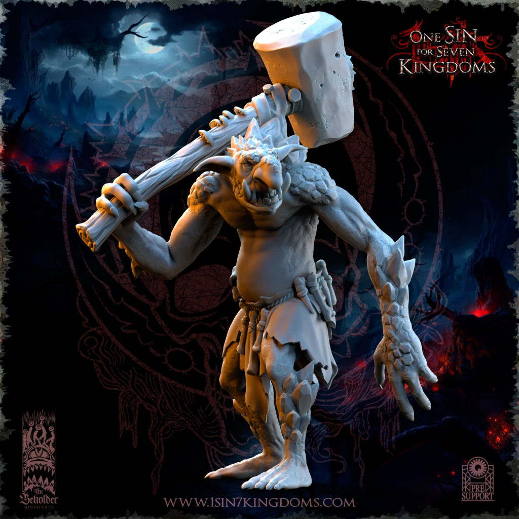 The Beholder Miniatures - Trolls - Trolls des Roches