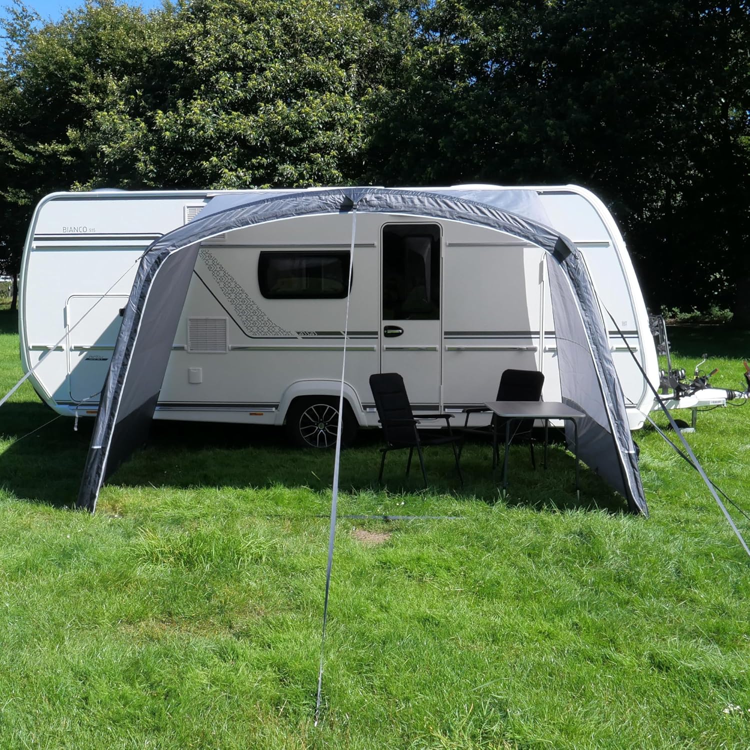your GEAR Otranto Air - Aufblasbares Sonnendach 380x250 cm, 5000mm Wassersäule, Ideal für Wohnwagen & Wohnmobile, Sonnenschutz