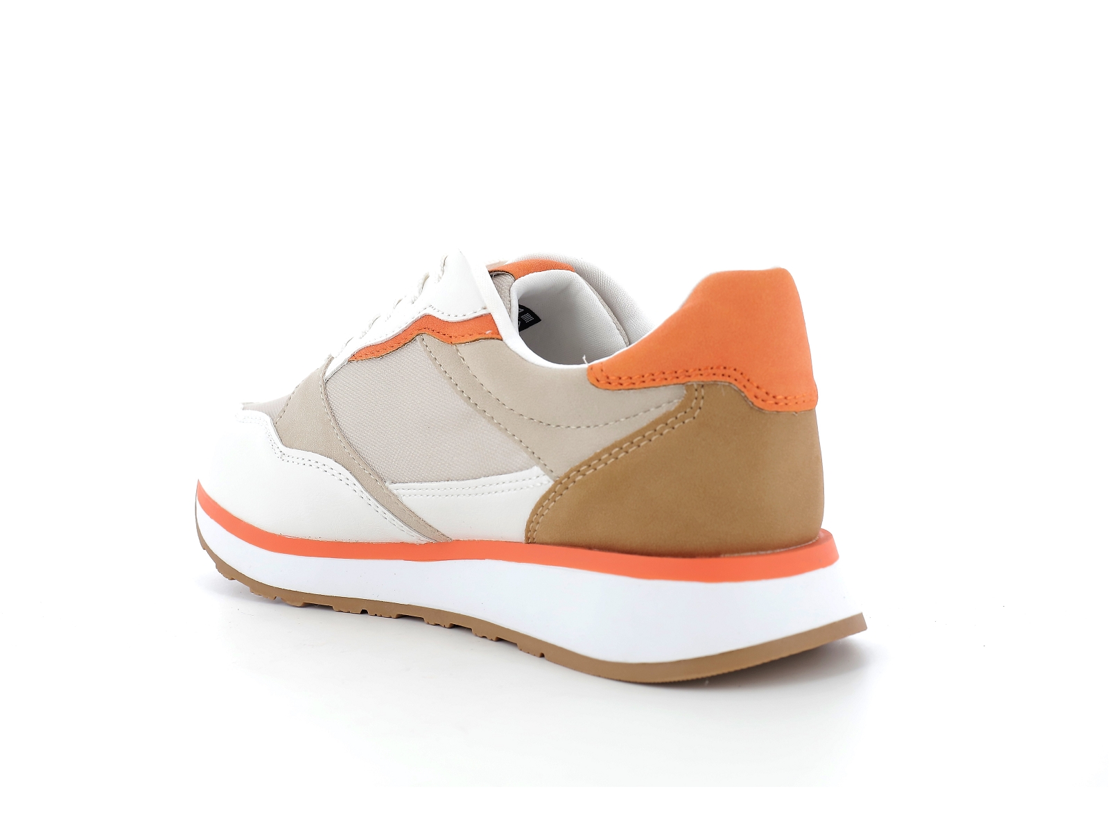 Tamaris-23701 Matières combinées Beige Orange