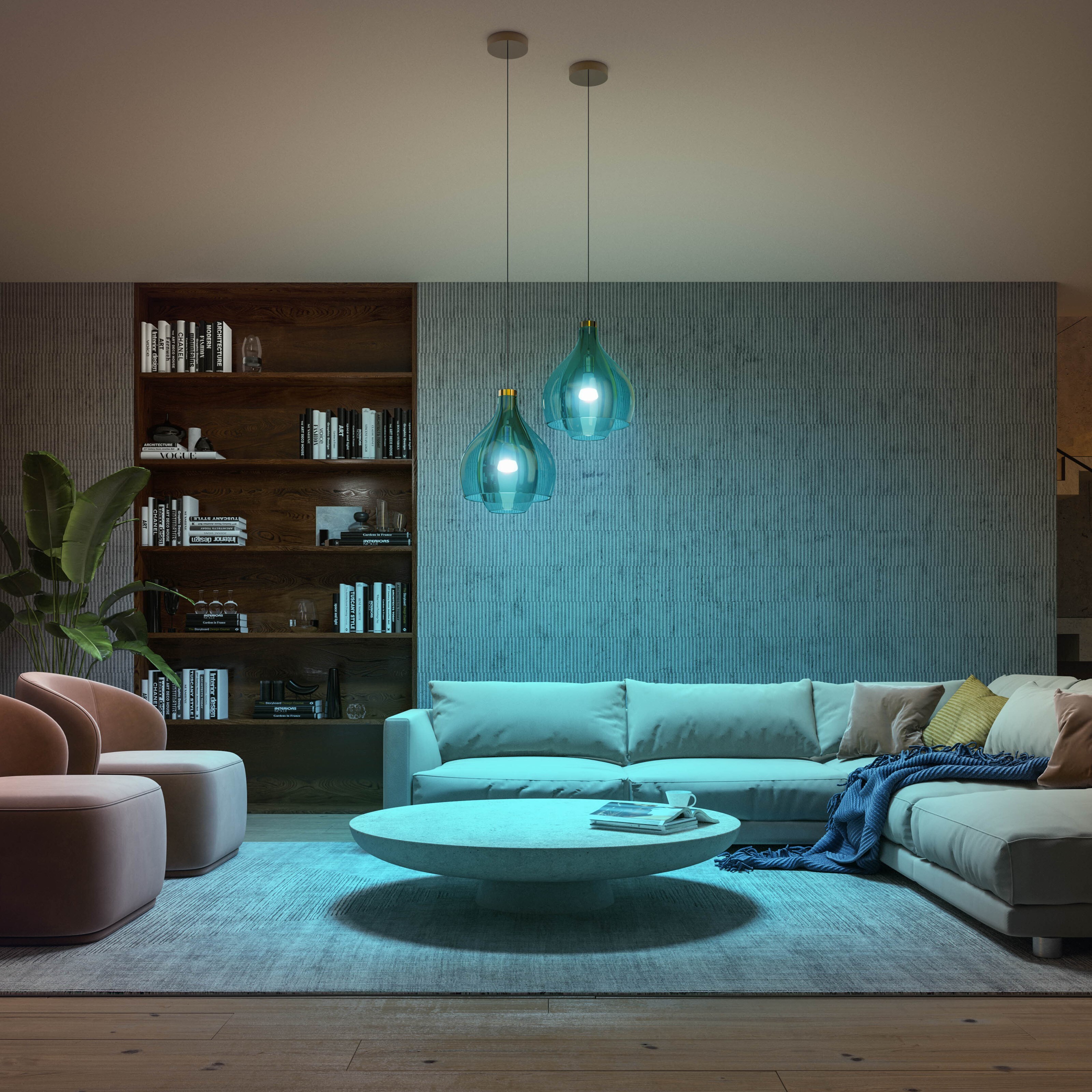 Philips Hue Color Ambiance Startpakke for smarte LED-pærer 2-pk.