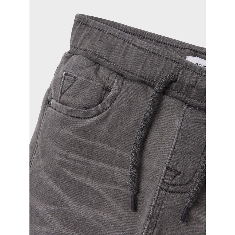 Køb Name It Medium Grey Denim Ryan Slim Sweat Jeans Noos