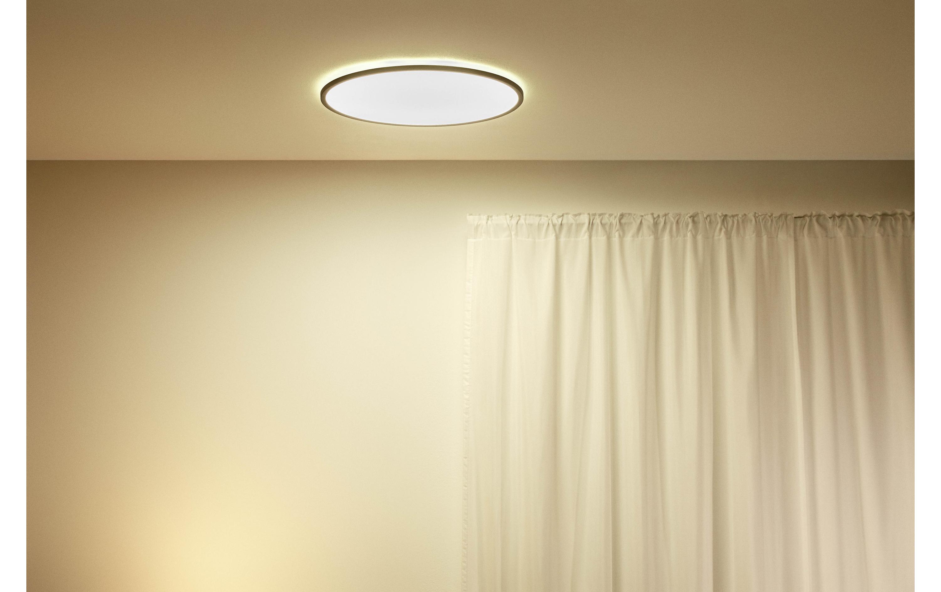 Deckenleuchte SuperSlim, 32 W, 2700 - 6500 K, Schwarz<br>LED Deckenleuchte