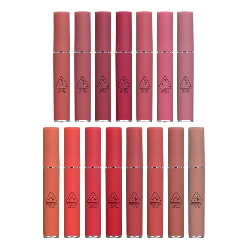 3CE - Velvet Lip Tint - 15 kleuren