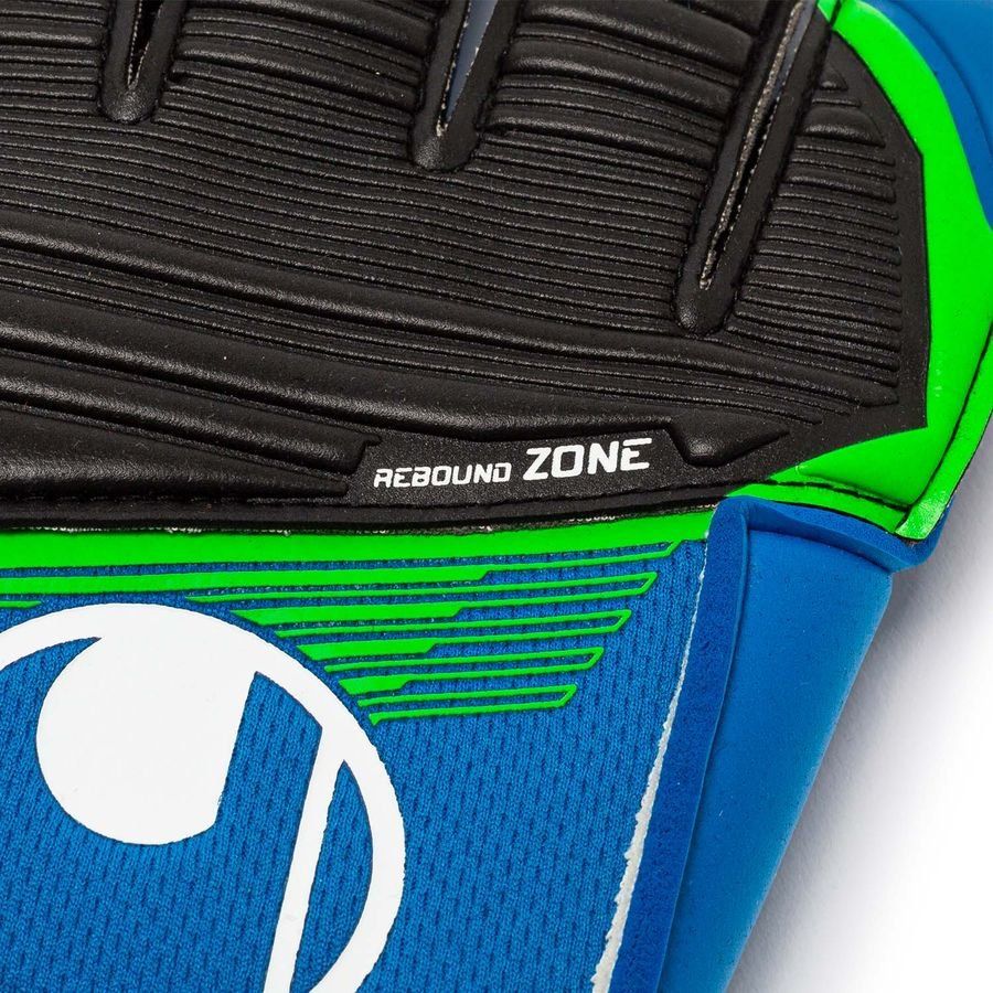 Uhlsport Gants de Gardien Aquasoft - Bleu/Vert/Blanc