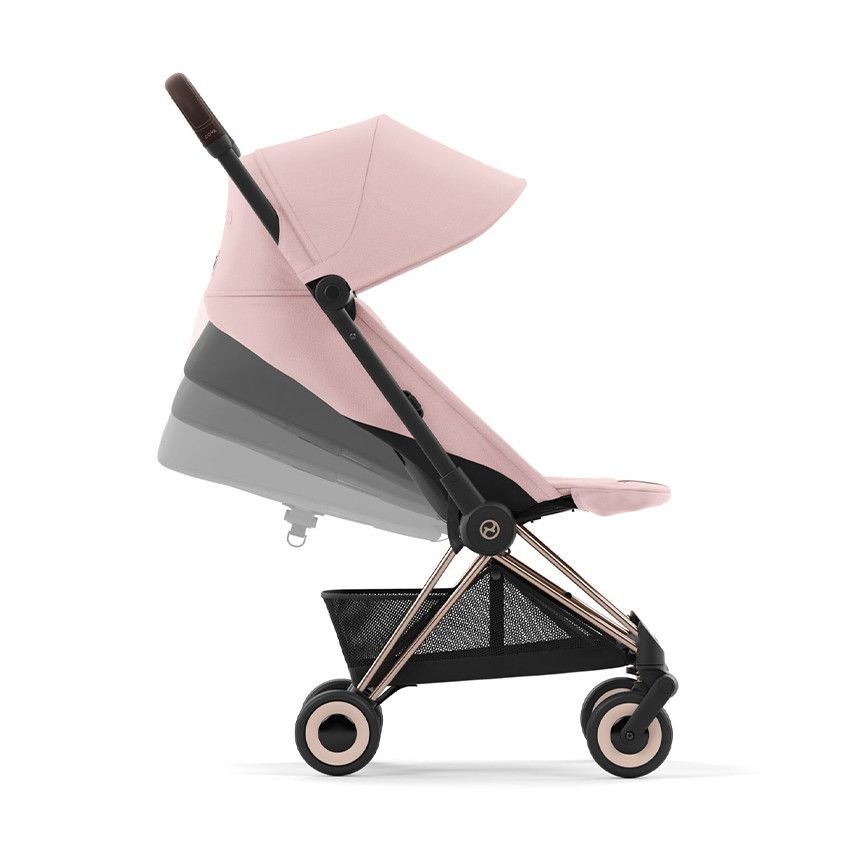 Poussette ultra-compacte Coya rosegold/peach pink - Ecru