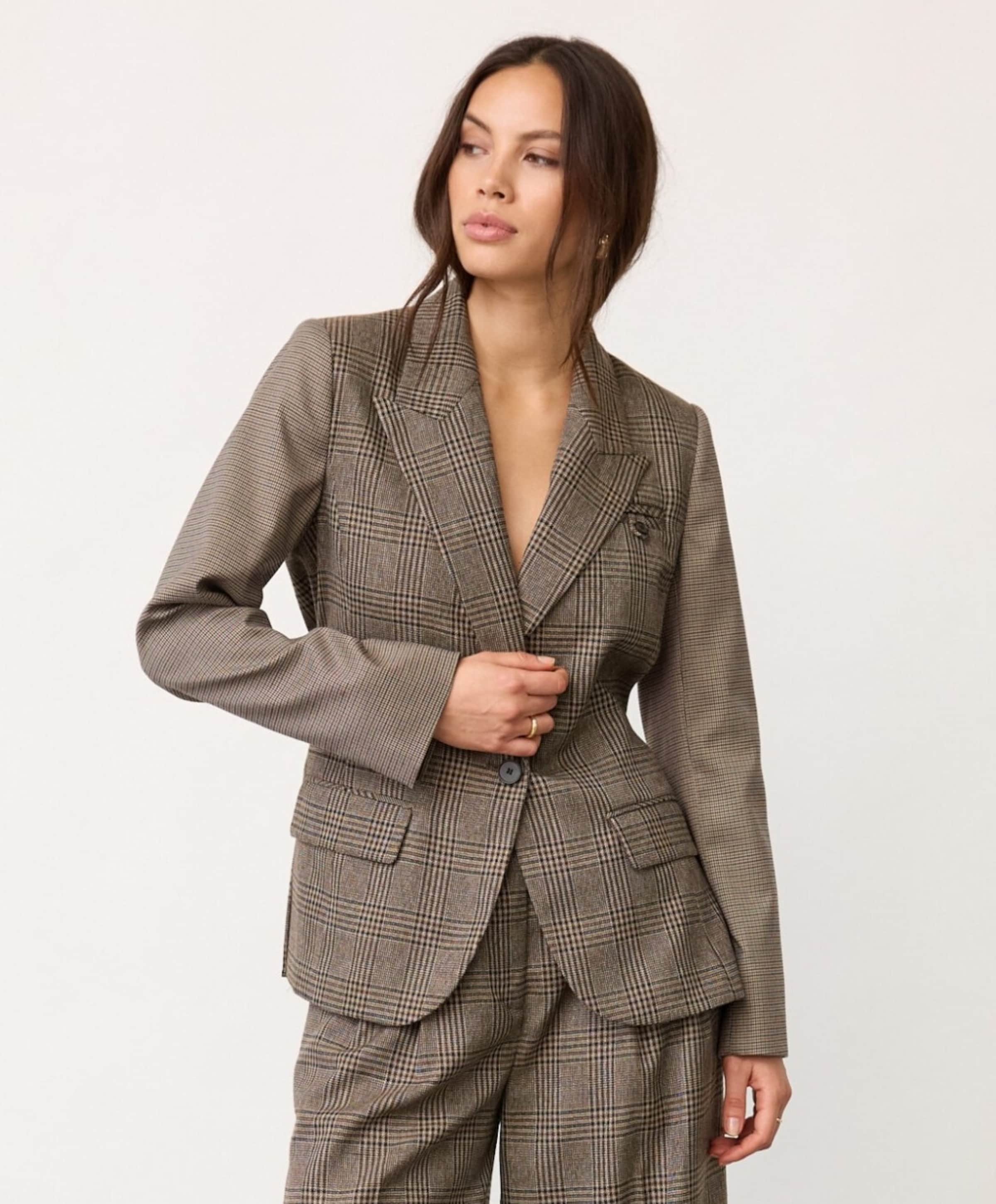 Co'Couture Dames blazer bruin
