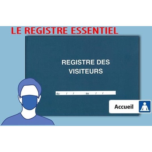 Registre elve visiteurs 96 pages format 297x210mm