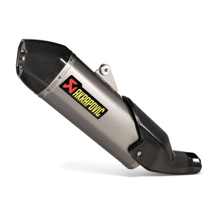 Silencieux Akrapovic Titane embout carbone - Gris