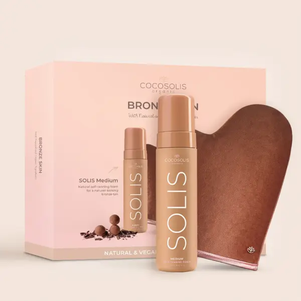 Kit Presente Cocosolis Bronze Skin - Autobronzeador + Luva Aplicadora - 200ml