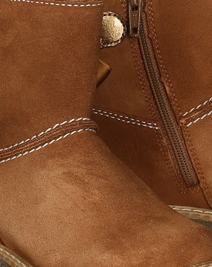 Winter-Boots GOLDBAND gefüttert in cognac