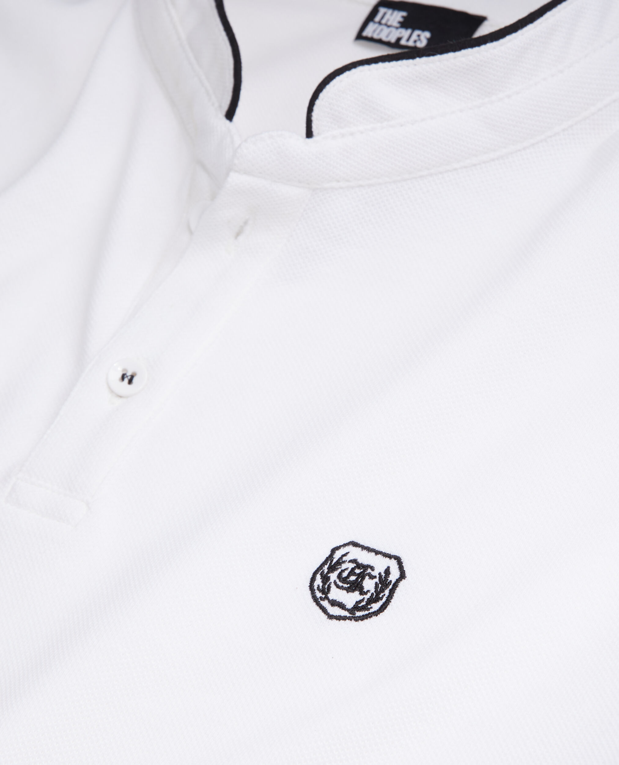 Polo col officier blanc