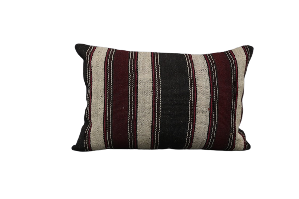 Kussen kelim Vintage 60x40 brown aubergine