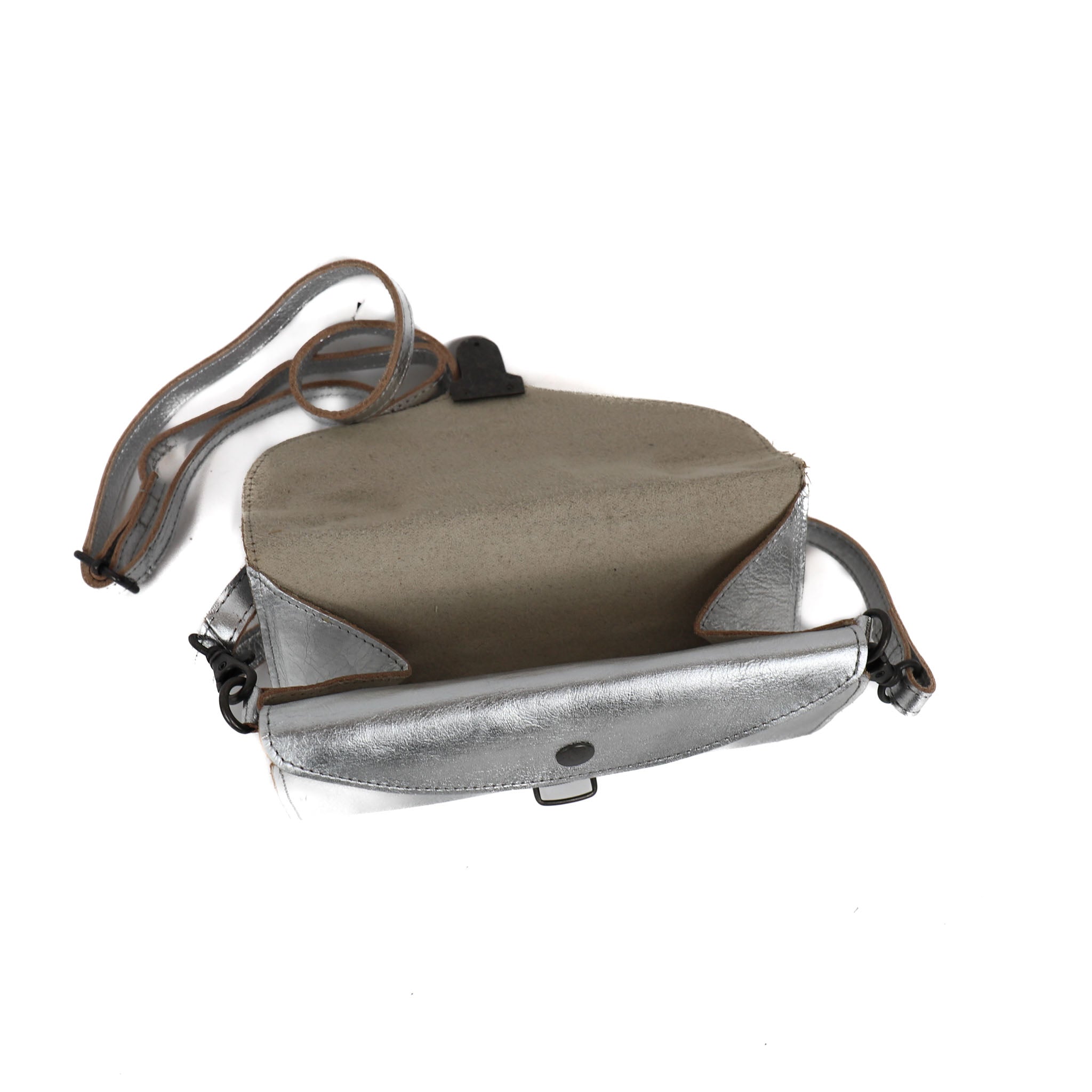 Clutch/enveloptasje 'Pascalle' silver SILVER