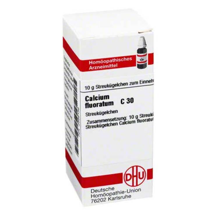 DHU Calcium fluoratum C 30 Globuli, 10 g