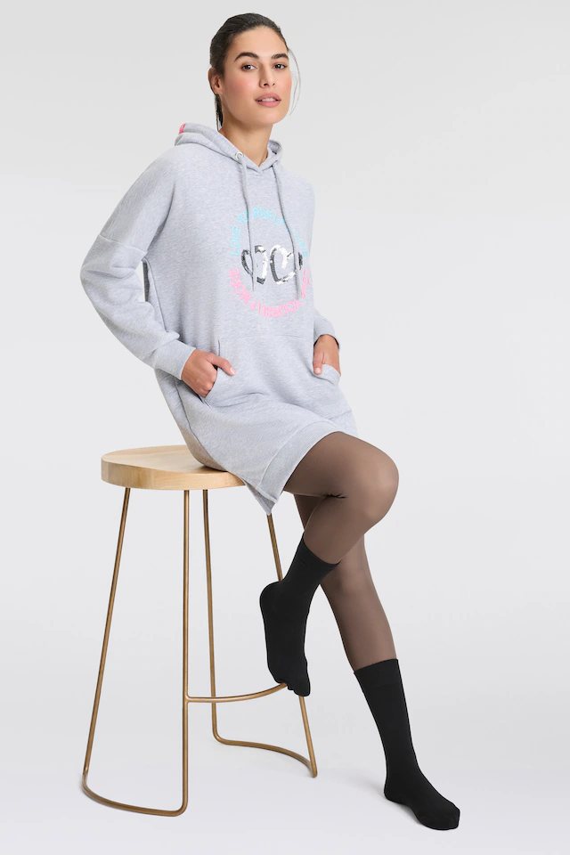 Zwillingsherz Sweatkleid »