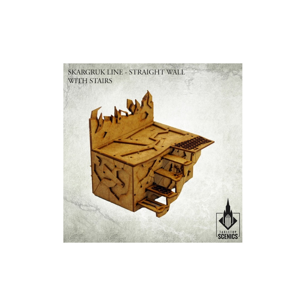Skargruk Line - Straight Wall with Stairs