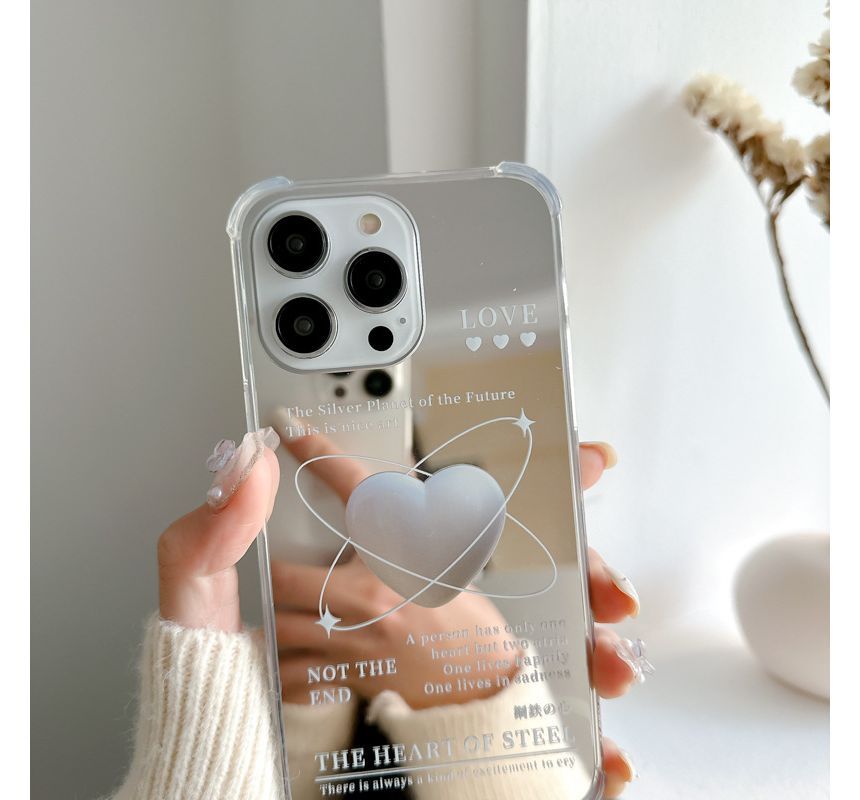 likamika - Hart Gespiegeld Telefoonhoesje - iPhone 15 / 15 Plus / 15 Pro / 15 Pro Max / 14 / 14 Plus / 14 Pro / 14 Pro Max / 13 Pro Max / 13 Pro / 13 / 13 mini / 12 Pro Max / 12 Pro / 12 / 12 mini / 11 Pro Max / 11 Pro / 11