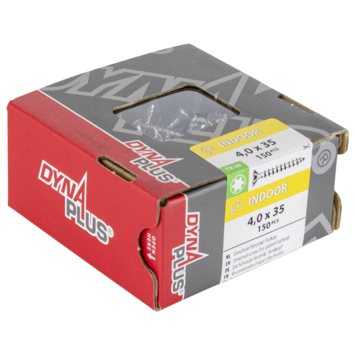 Dynaplus Schroef universeel platkop AR-coating TX-20 4.0x35 150 stuks