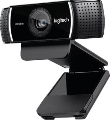 Logitech C922 Pro - USB Webcam Med TriPod - Fuld HD - Sort