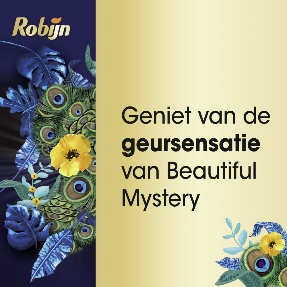 8x Robijn Klein & Krachtig Wasmiddel Black Beautiful Mystery 19 Wasbeurten665 ml