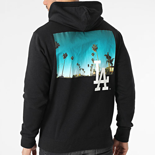 Sweat Capuche 218919 Los Angeles Dodgers Bleu Marine
