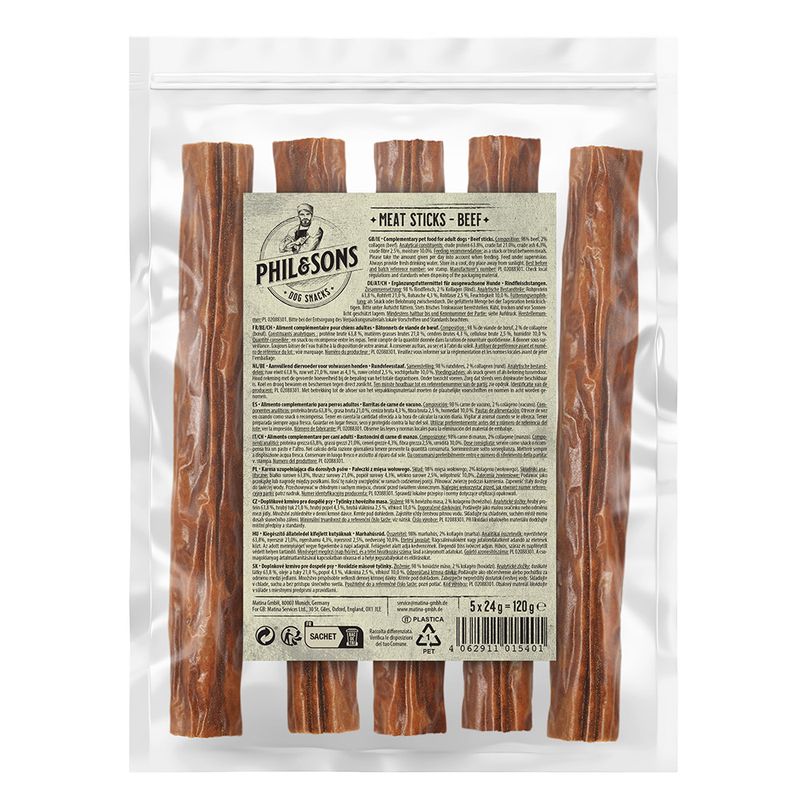 Phil & Sons Bâtonnets de viande de bœuf
