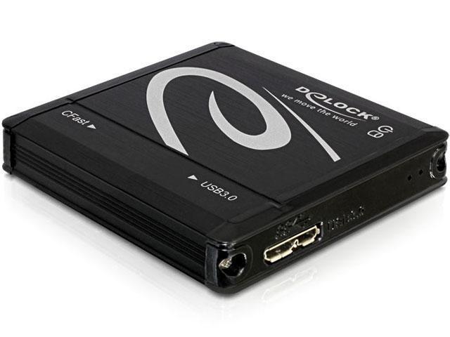 Delock Card Reader Extern USB 3.0 für CFast 2.0 Karten Externer Cardreader für CFast-2.0-Speicherkarten