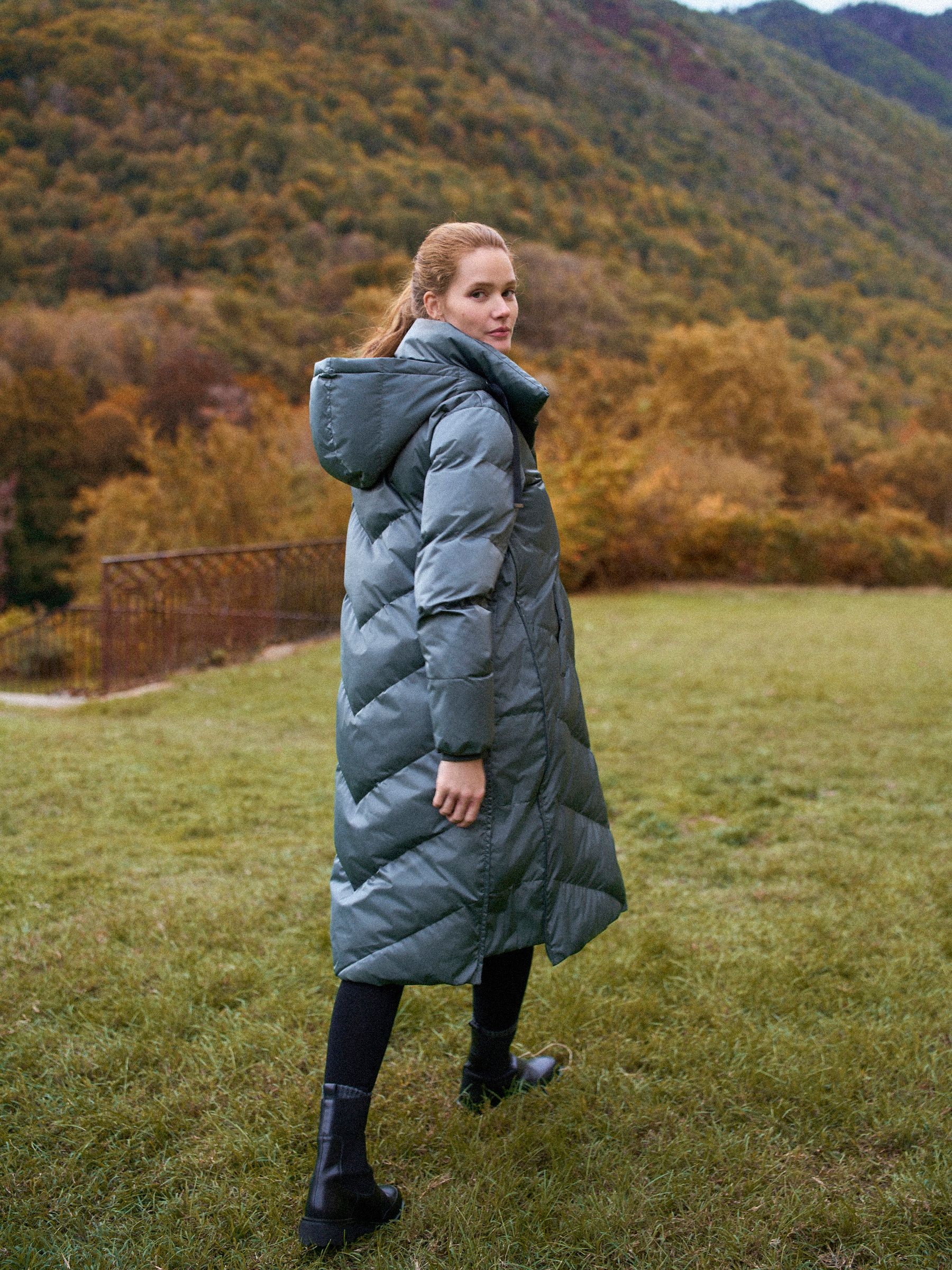 Tin - Seraphine Long 3-In-1 Maternity & Babywearing Puffa Coat