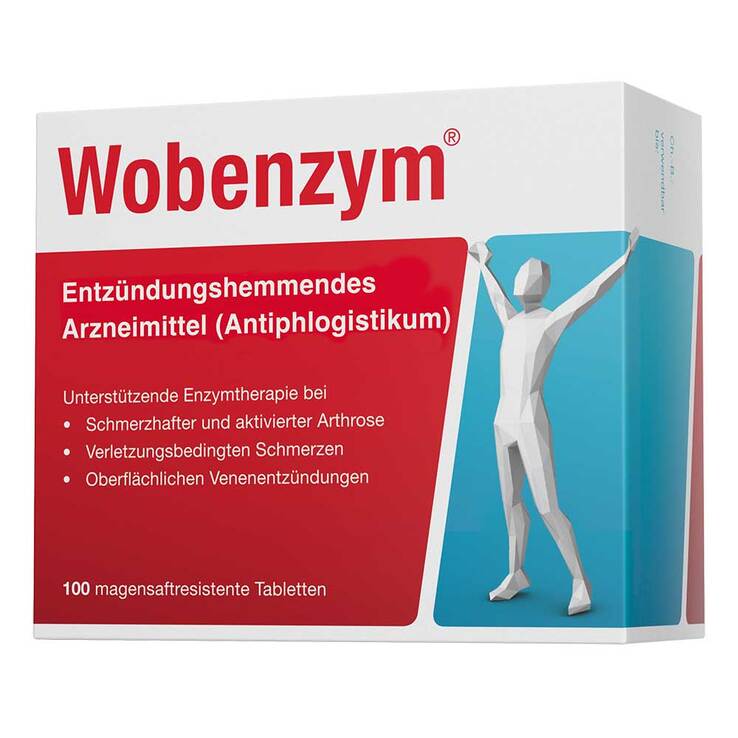 Wobenzym magensaftresistente Tabletten, 100 St