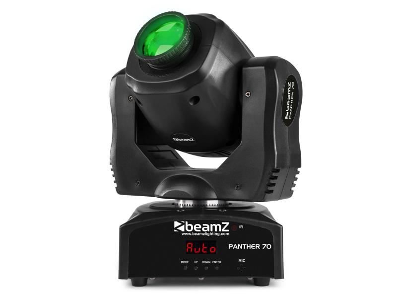 BeamZ Moving Head Panther 70 Leistungsstarker LED-Movinghead mit einer 70 Watt hellen, weissen LED-Quelle