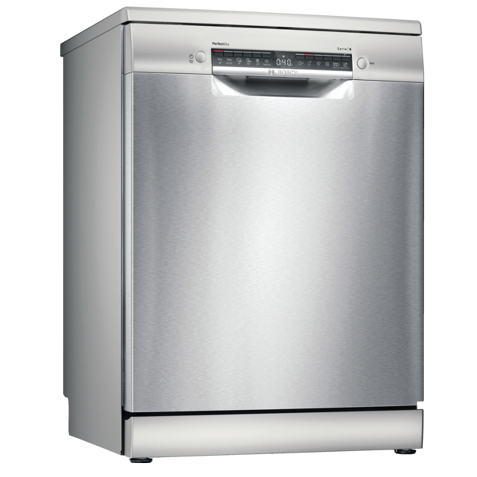 BOSCH Stand-Geschirrspüler SMS6TCI00E - Edelstahl - Home-Connect - 60 cm - A