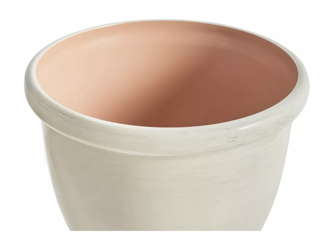 Cache-pot TESALIA Matériaux synthétiques 49 cm Beige clair
