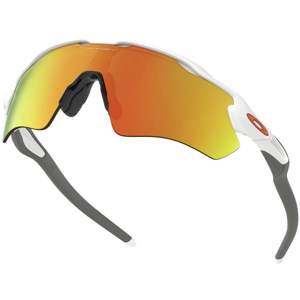 Lunette vélo OAKLEY RADAR EV PATH POLISHED WHT/FIRE IRIDIUM POLISHED WHITE/FIRE IRIDIUM