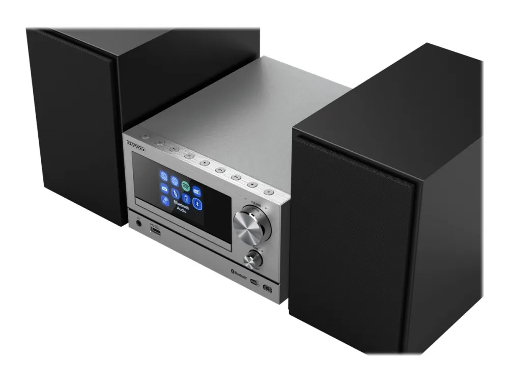 Kenwood M-7000S-S - Mikrosystem - sølv