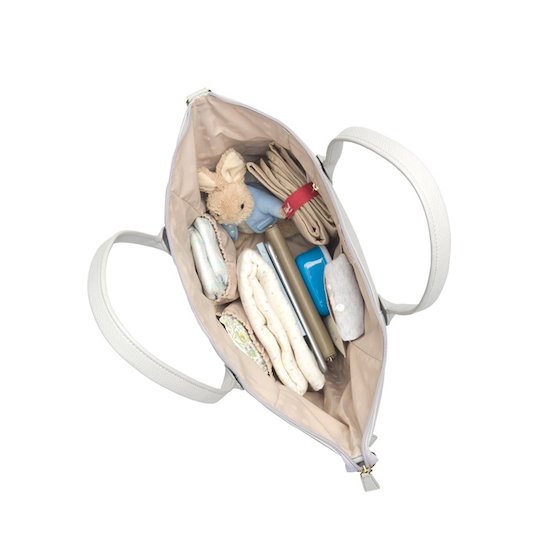 Sac à langer Roxy   Cuir vegan gris        de               Babymel