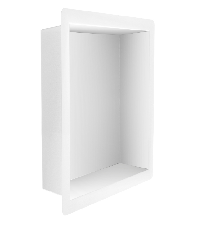 Mueller inbouwnis 30x30x7cm mat wit