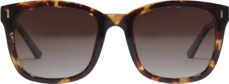 Pilgrim KATYA recycled sunglasses tortoise brown/gold Brun