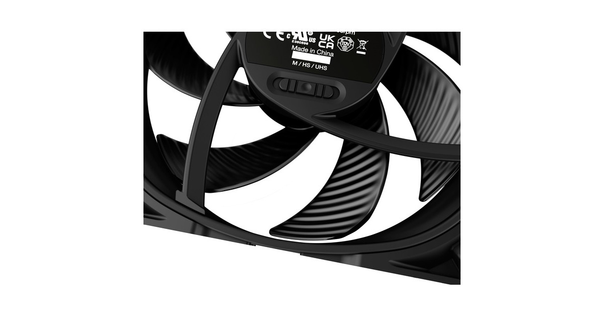 be quiet!Silent Wings Pro 4 PWM case fan  (Zwart, 140 x 140 x 25 mm)