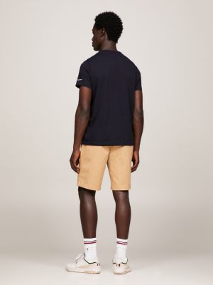 Camiseta Slim Fit com Logo na Manga